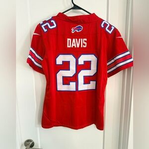 New Large Women's Buffalo Bills Ray Davis Jersey #22